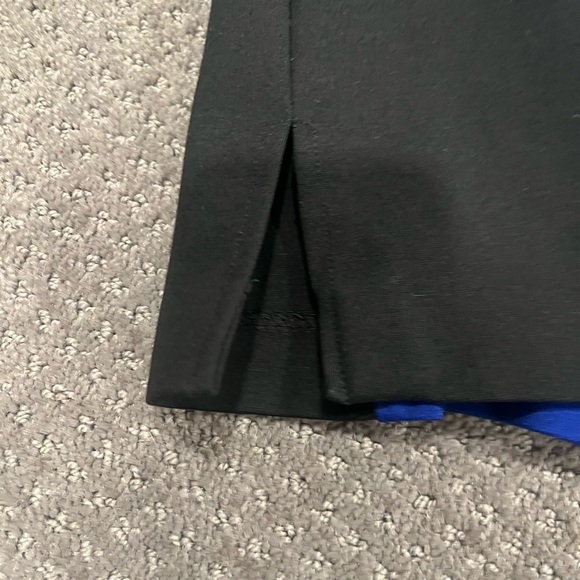 New York & Company Stylish Black and Blue Long Sleeve Structured Shirt Size XS - Picture 4 of 5